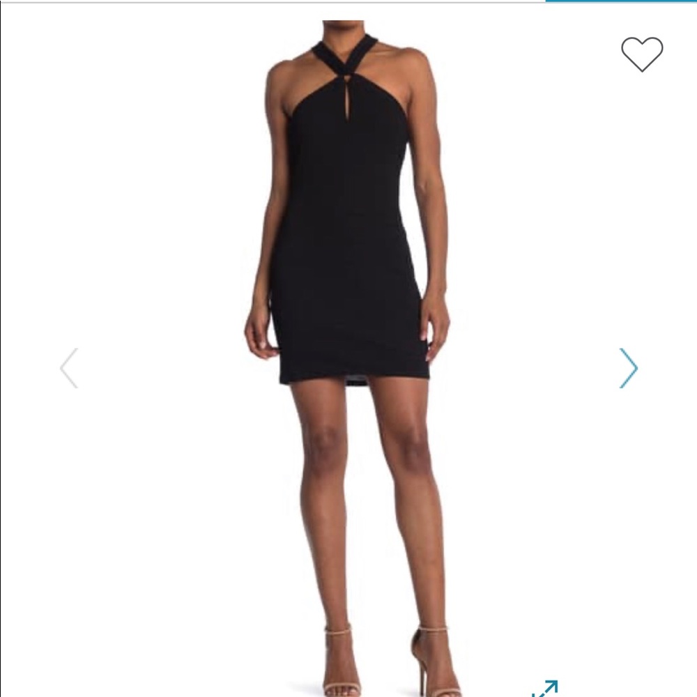 Bcbg bodycon dress (black)